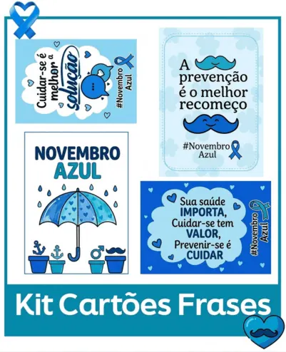 Bônus 03 — Kit Cartões Frase Novembro Azul