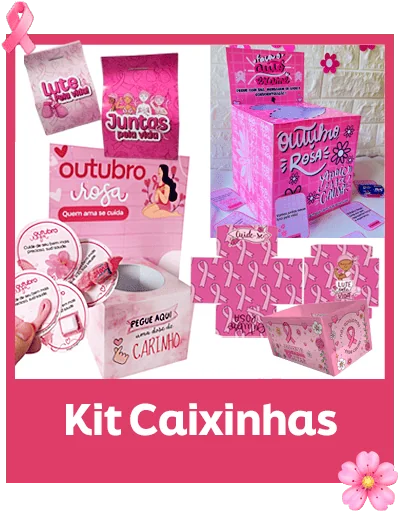 Caixinhas para Outubro Rosa