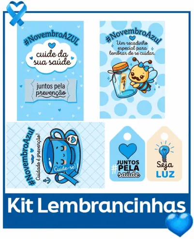 Lembrancinhas para Novembro Azul
