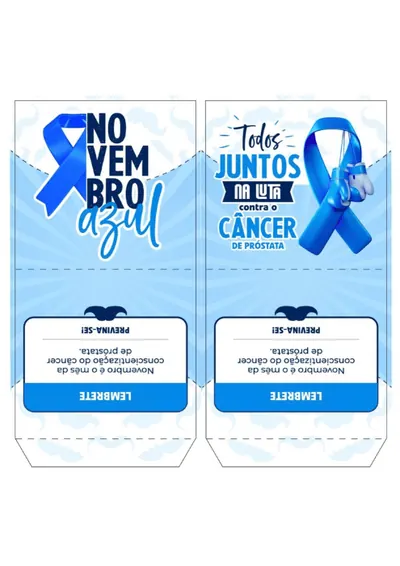Molde exclusivo de Outubro Rosa e Novembro Azul 3